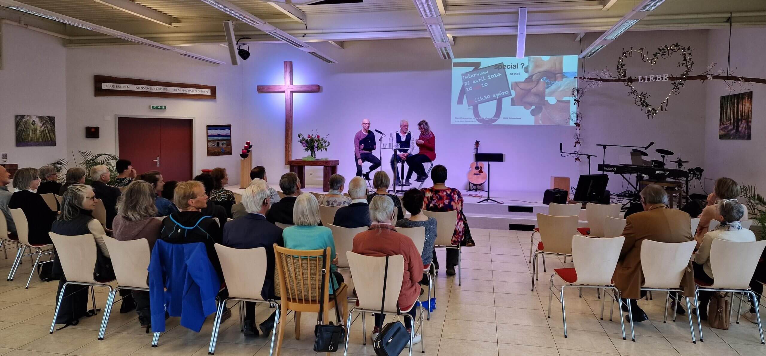 Speziellen Gottesdienst zum 70. Geburtstag von Urs Haldimann